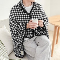 더자리 웨어러블 극세사 담요