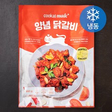 쿠캣 양념 닭갈비 (냉동), 550g, 1팩