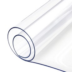 예피아 PVC 모서리 라운딩 테이블 매트, 두께 2mm x 폭 60cm x 길이 40cm, 투명