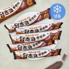 라라스윗 저당 딥초코 쭈쭈바 (냉동), 1개, 6개입, 130ml