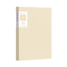 서류정리 A4 클리어파일 베이지 30매, 1개