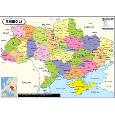 우크라이나지도
