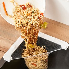 접이식 싱크데 음식물쓰레기 거치대 + 거름망 50p 세트 화이트, 1세트