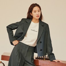온앤온 여성용 슬림핏 클롭 자켓 NW1SJ250