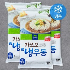 면사랑 가쓰오 냉우동 1인분 (냉동), 339g, 3팩