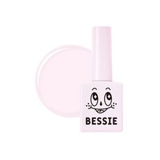 BESSIE 七彩系列 美甲凝膠 11毫升 P01 粉白色, 11ml, 1瓶