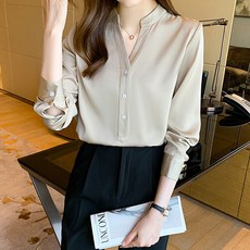 루나걸 리폴 샤틴 블라우스 L24SPBL121809
