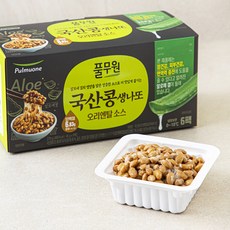 풀무원 국산콩 오리엔탈 알로에 생나또 6입, 270g, 1팩