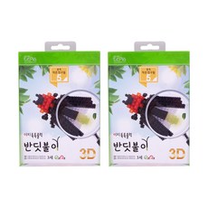 이지툭툭블럭 3D 반딧불이 만들기 블록 2p, 혼합색상, 2개