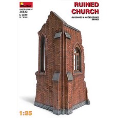迷你藝術 1/35 教堂遺址塑料模型 35533, 1個