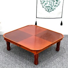 남원은행공방 사각 타원 다용도상 바둑 7호 75 x 75 cm, 붉은대추색