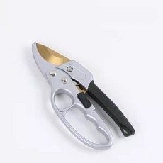 모나시프 바라망스 편한 손잡이 원예용 가위 노란색 날, 1개