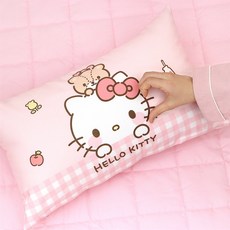 NARA HOME DECO 三麗鷗兒童款Little Friends超細纖維枕頭, Hello Kitty