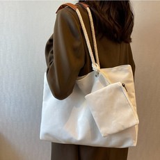 히또리 데일리 심플 캔버스 쇼퍼백 B350