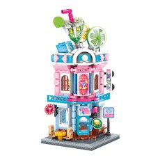 KEEPPLAY 奇妙積木 City corner莫希托酒吧積木 K28005, 混色