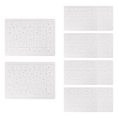UNIART 35片彩繪拼圖 10入組, 10個, 白色