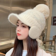 여성방한모자