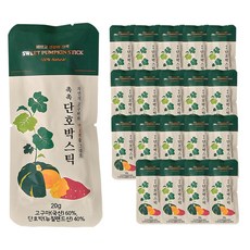 MORANG MORANG Hanul Food 濕甜南瓜棒, 20個, 20g