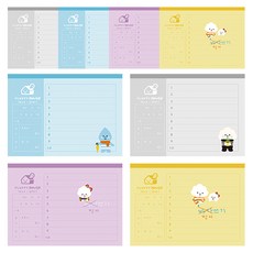 FLUFFY House Young Art 初級聽寫，橫注，8冊混裝, 混色, 1套