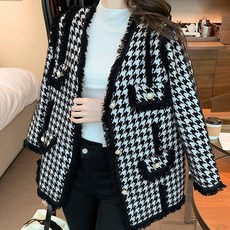 루나걸 여성용 캐너드 트위드 자켓