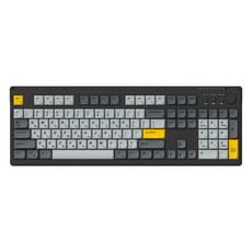 한성컴퓨터 OfficeMaster 유무선 저소음 멤브레인 키보드, Space Black, GK104, 제조사축