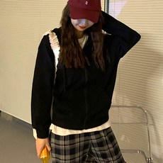 앤드스타일 여성용 G5 모드데일 후드 투웨이 집업 점퍼 261911