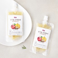 배냇밀 유기가공식품 인증 수제퓨레, 100g, 혼합맛(감자/배/사..., 2개