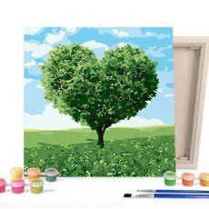 iLovePainting DIY熱門圖畫, 綠心樹 (2525), 1組