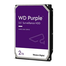 WD PURPLE HDD 보안전용 하드디스크, WD22PURZ, 2TB