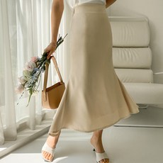 새틴롱스커트