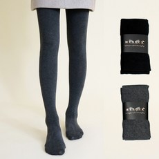 마이싹 여성용 유발 면 타이즈 2켤레