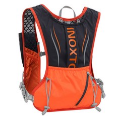 경량 마라톤 하이킹 조깅 등산 트레일런닝 조끼 가방, 오렌지