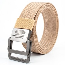 Oh My Shop 男士奢華扣扣戶外運動腰帶 RK2052, Light Beige