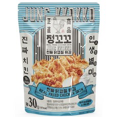정꼬꼬 닭껍질 스낵 사우어크림향 & 어니언, 1개, 30g