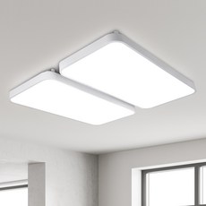 멜리빙 LED 삼성칩 듀얼 스위치 거실등 120W, 화이트 + 주광색 화이트(방등), 주광색(조명)