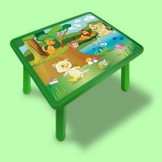 孩子世界動物農場書桌, 綠+黃+黑