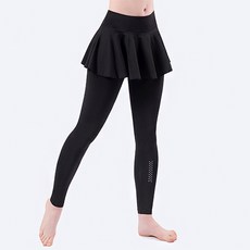 女款運動流線簡約運動裙緊身褲