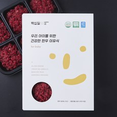 백십일 무항생제 인증 한우 우둔 이유식용 1등급 6개입, 1개, 300g