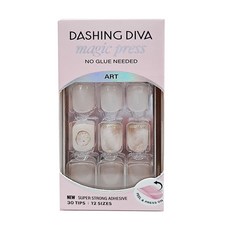 Dashing Diva M 薄型經典美甲片-經典旋律, 快速美甲，輕鬆打造時尚造型, 1組