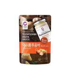 청정원 싱글 파우치 머쉬룸 투움바 소스, 150g, 1개