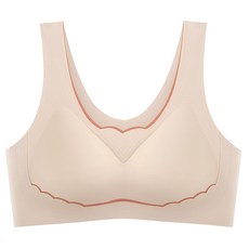 물결 투라인 심플한 심리스 임산부 노와이어 브라