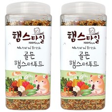 햄스타일 네츄럴 후레쉬 골든 햄스터푸드, 650g, 2개