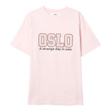 시에로 오슬로 레터링 프린트 반팔 티셔츠 SH6TSU181