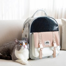 Pet Forever狗狗貓咪馬卡龍外出背包, 淺褐色