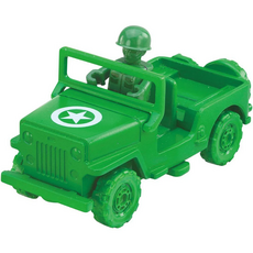 TOMICA 小汽車 TOMY, TS4 TS-07, 綠色小士兵&軍事車, 1個