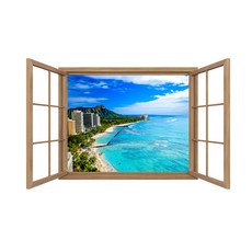 창문풍경스티커