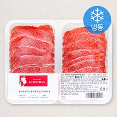 올어바웃미트 홍두깨 육전 샤브샤브용 2개입 (냉동), 800g, 1팩