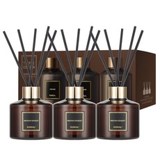 KUNDAL 昆黛爾 家用淨化空氣香薰擴香瓶 200ml*3, Wedding Bouguet, 1組