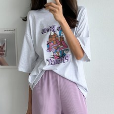 여성용 푸이 오버핏 티셔츠 109864