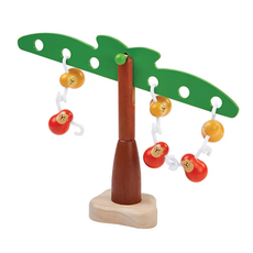 PLAN TOYS 泰國製 俏皮猴平衡樹 Set, 3歲以上適用 橡膠木製玩具, 1組